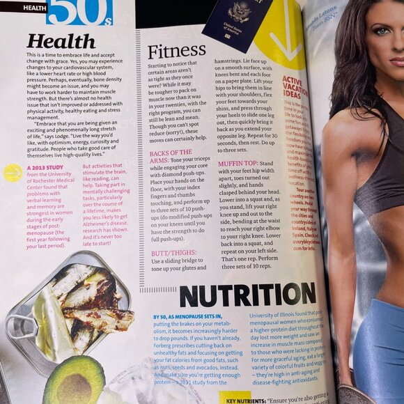 Oxygen Fitness Magazine u B November 2013 Michele Levesque Cover Vol 16 Is 6 No - Picture 10 of 10